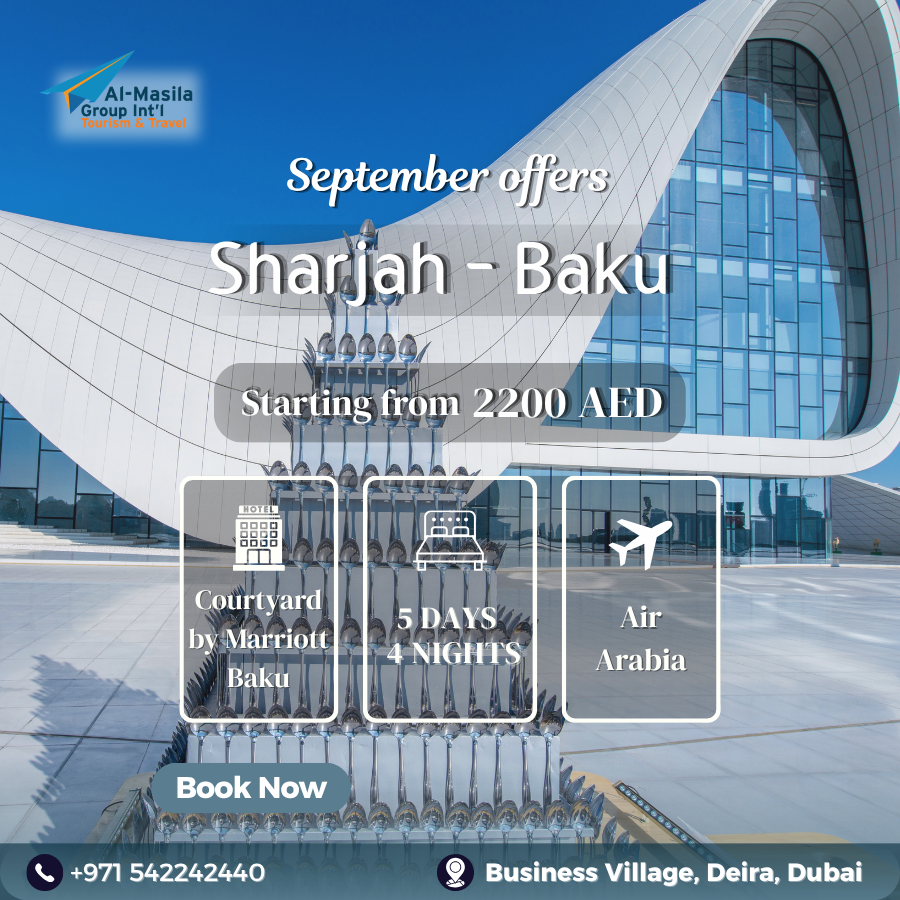 Sharjah → Baku | September